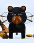 UNIORNA Detachable & Portable Handcarved Handrawn Wooden Puzzle Animal-shaped Eyeglasses Sunglasses Spectacles Stand