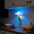 2 Pack 7-Color AUSAYE LED Cute Mushroom Night Light Plug into Wall Lamp Changing Sensor Night Lights for Kids Adults