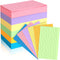 Tecmisse 600 Pieces Index Cards Rulded, Colorful Flash Cards 3 x 5
