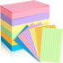 Tecmisse 600 Pieces Index Cards Rulded, Colorful Flash Cards 3 x 5
