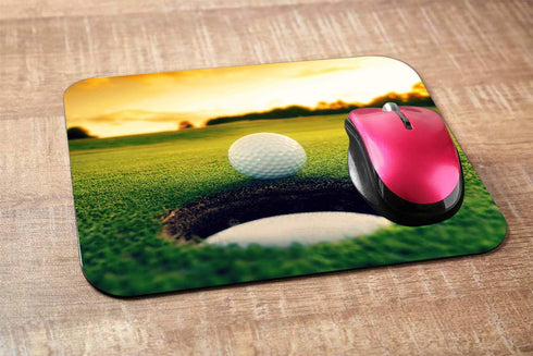 Golf Rectangle Gaming Mousepad Cool Golf Ball hole Sport Mouse Pad Mouse Mat for Computer Desk Laptop Office 9.5 X 7.9 Inch Non-Slip Rubber by Nicokee