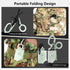 6 1 in Multi-function Trauma Shears with Strap Cutter and Glass Breaker, with Luminous Holster, Stainless Steel