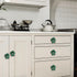 4 Pcs Flower Knobs Flower Handles Zinc Alloy Drawer Pull Handles Flower Shape Knobs Door Handle Inlaid Rhinestone