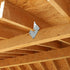 20 pcs Hurricane Ties for Rafters, Galvanized Hurricane Straps, 18-Gauge Rafter Tie Brackets for Roofing Trusses