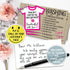 Business Cards - Washing Instructions - 3.5" x 2" Standard - Set of 50 Blank Minimalist Stationery Cards