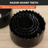 8PCS 1"2-1/8" (2554mm), 2 Set HORUSDY Hole Saw Kit, with Pcs Drill Bits, Mandrel & Hex Key, Smooth Cut, DIY-Friendly