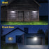 3 IP65 APONUO Solar Wall Lights Outdoor with Lighting Modes & Motion Sensor, Waterproof, Rustic Vintage Gooseneck Solar
