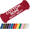 TECEUM 50 FT Cotton Rope 3/16 (5 mm) - Strong Braided Rope for Crafting, Camping, DIY, Indoor & Outdoor Use, Red