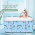 45inch) STARBRILLIANT Portable Foldable Bathtub,Soaking Standing Bath Tub for Shower Stall, Easy to Assemble