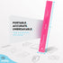 Emraw 12 inches (30 cm) Shatterproof Flexible Rulers, Black, Blue, Green, Pink, Purple, Orange - 6 Pack