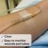 2 Pack 2" x5y Silicone Medical Tape for Sensitive Skin, - of Clear Medical Grade Tape for Dressings, Rubes, Catheters