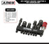 ARES 22034 9-Piece Impact Grade Socket Adapter and Bit Coupler Set - Turns Impact Drill Driver into High Speed Socket Driver - 1/4-Inch, 3/8-Inch, and 1/2-Inch Drive Quick Release Bit Coupler by ARES
