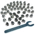 ZDingTech 50pcs 1/4-20 Nuts,1/4-20 nut,304 Steel,hardware18-8,Bright Acorn Cap Cap Nuts,Acorn Hex Dome Head Dome