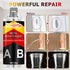 Metal Glue, Glue for Metal High Strength Bonds Metal to Metal (40g*2), Weld Metal Repair Glue, Metal Epoxy for Steel, Metal, Cast Iron