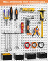 INCLY 170PCS 1/4 Inch Pegboard Hooks Kit, Heavy Duty Organizer Accessories with Pegboard Bins & Peg Lock
