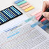 BAYTORY 1720 Sheets Transparent Sticky Tabs, Clear Sticky Notes, Long Page Book Markers, Index Tabs, Tape Flags for