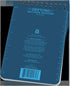 Rite In The Rain Weatherproof Top Spiral Notebook - 4" x 6", Blue Cover, Universal Pattern, 3 Pack
