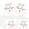 Styquenzer 50 Pcs Mini Thank You Cards, Blank Thank-You Cards Thank You Notes