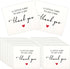 Styquenzer 50 Pcs Mini Thank You Cards, Blank Thank-You Cards Thank You Notes
