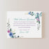 Hummingbird 5.5x4.25 Personalized Sympathy Thank You Cards, Funeral Thank You Cards, Bereavement Notes with Envelopes