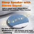 5.4 Bluetooth Pillow Speaker for Sleeping, Under Pillow Speaker Bluetooth with White Noise, Ultra Slim Blue-Tooth