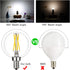 Dimmable e12 Bulb g16.5 Bulbs g16 Bulbs 4W=40W Bulb 5000K 400lm ac120v g50 Bulbs Bulbs 6Pack LiteHistory led led Light