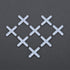 2000 Pack Tile Spacers 1/12'' 2mm Gaps, Ceramic Wall Floor Tile Spacer for Tiling Positioning Clip