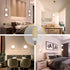 SeeU LED Light Bulb E12 High Lumen Corn Bulb, Warm White 7W Replacement for Chandelier Pendant Light