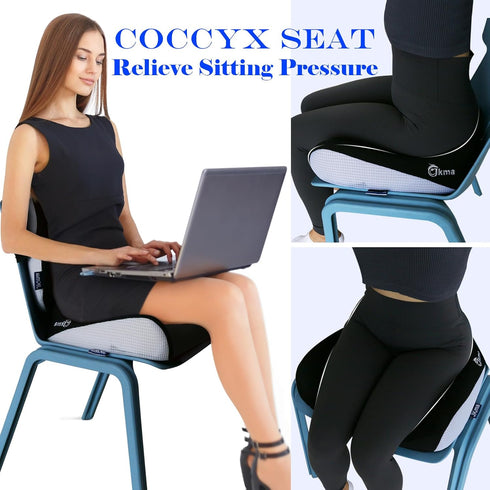 Cushion.Tailbone memory foam cushion for car seat, ergonomic seat cushion for office chair, gaming chair cushion.