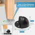 Door Stopper, Self Adhesive Floor Door Stop for Bottom of Door, Black Rubber Bumper, 2 Pack