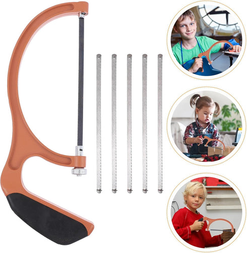 Uonlytech 1 Set Mini Saw Hand Saw Hacksaw for Metal Children Mini Hacksaw Mini Diy Handsaw Kids Diy Hacksaw Kid Woodworking Hacksaw Woodworking Handsaw Kids Diy Handsaw Plastic Multifunction by Uonlytech