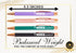 InnoBeta Medical Assistant Gifts, Ballpoint Pen Set of 4, Gifts for Medical Assistant Week, Birthday, Christmas