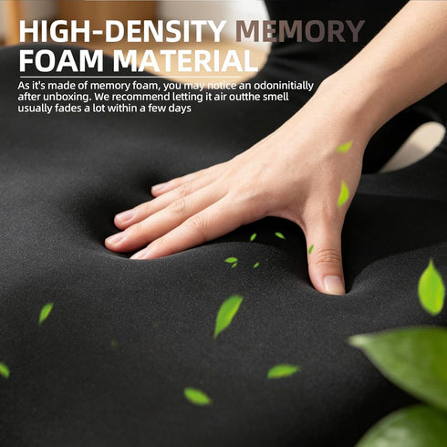 kegliik Tailbone Ergonomic Seat Cushion, Coccyx Cushion for Pain Relief, Memory Foam Office Chair Seat Cushion & Car