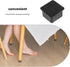 10pcs 38x38mm NUOBESTY PVC Soft Rubber Furniture Leg Caps Anti-Slip Tube End Covers for Chairs Tables Shelves Floor