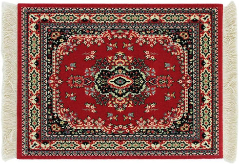 Paitianle Mouse Pads for Wireless Mouse, Oriental Carpet Mouse Mat for Table Decor (STYLE1 red)