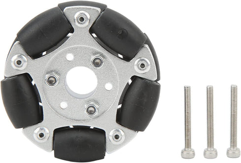 Mrisata 60mm 60mm 360 Robot Omni Directional Wheel Robot Omni Wheel Replacement Aluminium Alloy Robot Omni Wheel Robot