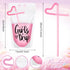 24 Sets Seematn Girls Trip Drink Pouch Bags with Straws, Girls Weekend Getaway Drink Holders Reusable Travel Juice Bag