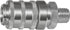 Deargooday PD243 1/8" 1/4"-18 2.26" Series PD Steel Test Port and Diagnostic Equipment Quick Connect Coupler with Male