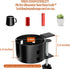 OOKUU Upgraded Large Desk Cup Holder Clamp, Anti-Spill Metal Office & PC Gaming Accessories, Compatible with Universal