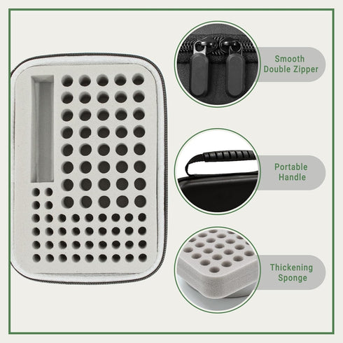 Battery Organizer Storage Case with Tester, Small