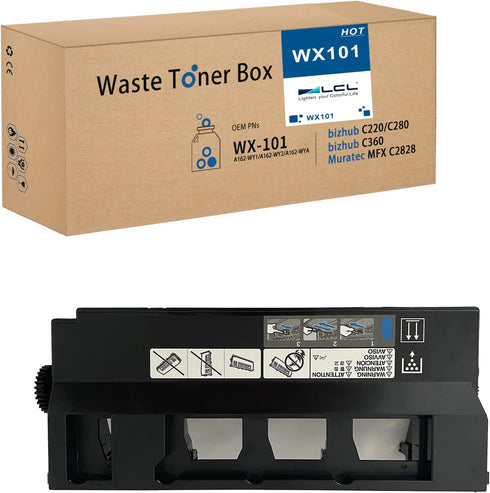 LCL Compatible Waste Toner Bottle Replacement for Konica Minolta Bizhub C220 C280 C350 C360 Printers (1-Pack)