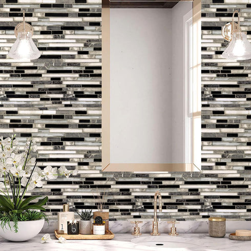 Livebor Peel and Stick Wallpaper, Kitchen Backsplash Wallpaper 17.7"x118.1", Waterproof Contact Paper