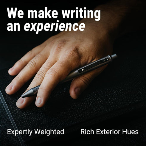 Everyman Military Grafton Pen - Premium Gel Ink EDC Metal Pen, Luxury Writing Instrument with Refills, Perfect Gift for