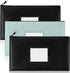 Kynigo 3 Pack 11" 6.3" Bank Deposit Money Bags with Zipper, x Bags Cash Wallet Pouches with Label, PU Leather