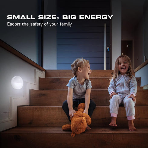 EverBrite LED Motion Sensor Night Light, Automated On & Off, Cool White for Kitchen, Bathroom, Stairs, Bedroom