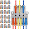 20PCS Lever Wire Connectors, 3 in 6 Out Quick Wire Connectors, Electrical Lever Nuts for AWG 28-12