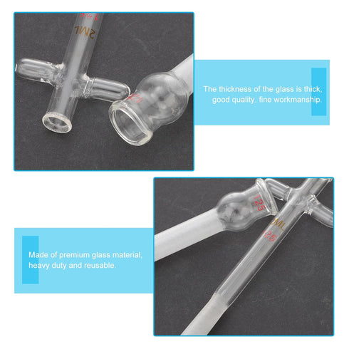 2 ML Glass Tissue Cell with Pestle, Glass Cell Tissue Homogenizer for Labs Science Class