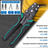 smseace Electrical Crimping Tool, Wire Crimper, Stripper and Cutter for Insulated/Bare/Heat Shrink Connectors