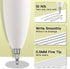 Gel Pen Fine Point, 12Pcs 0.5mm Retractable Black Gel Ink Pens for Smooth Writing, Quick Dry Extra Fine Needle Point