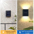 cakuuma 2 IP65 LED Solar Wall Light UP and Down Illuminate Outdoor Sunlight Sensor Lamp Waterproof Modern Nordic Style